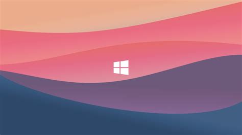 HD Wallpaper: Minimalism, Colorful, Windows 10, Logo, Gradient