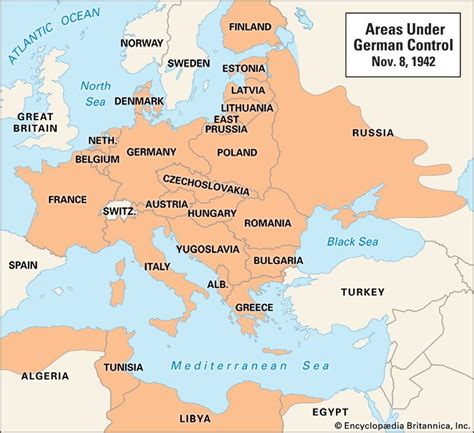 Nazi Germany Peak Map