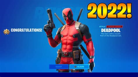 How To Get Deadpool Skin NOW FREE In Fortnite! (Unlocked Shootin Emote ...