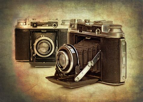 Vintage Cameras Photograph by Meirion Matthias