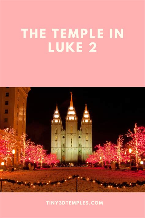 The Temple in Luke 2 – Tiny 3D Temples