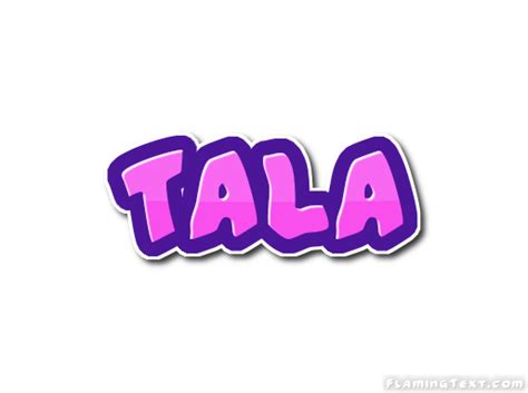 Tala Logo | Free Name Design Tool from Flaming Text