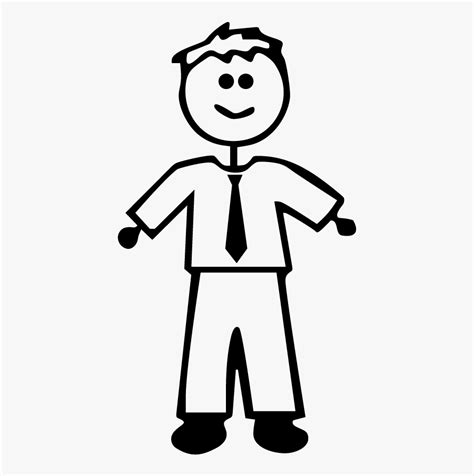 Stick Figure Family Dad , Free Transparent Clipart - ClipartKey