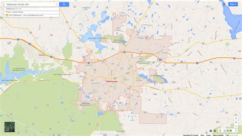 Tallahassee Florida Map - United States