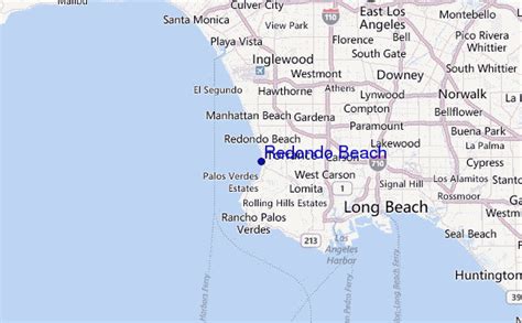 Redondo Beach California Map - Amanda Marigold