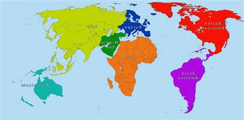 World Map With Countries In World Map Continents Continents And Images ...