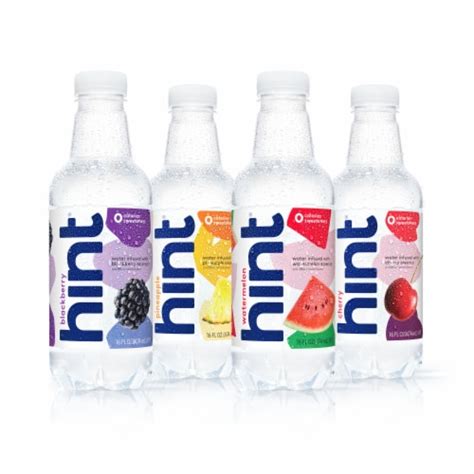 Hint® Variety Flavored Bottled Water, 12 bottles / 16 fl oz - Fred Meyer