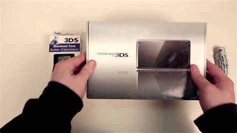 Nintendo 3DS Unboxing (US Version - Black) - YouTube