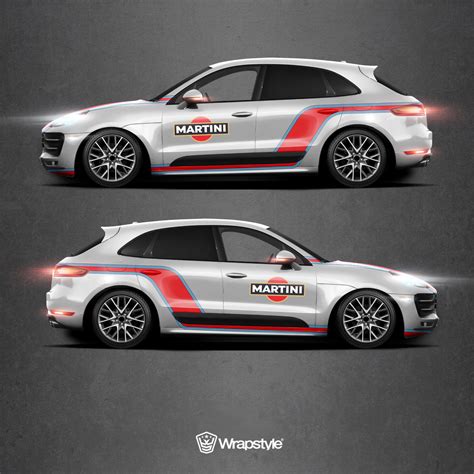 Porsche Macan GTS - Martini Design | WrapStyle