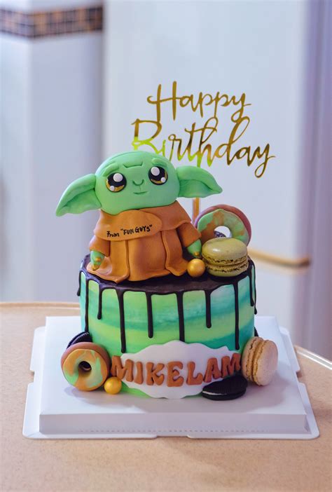 Baby Yoda Birthday Cake Designs 2023