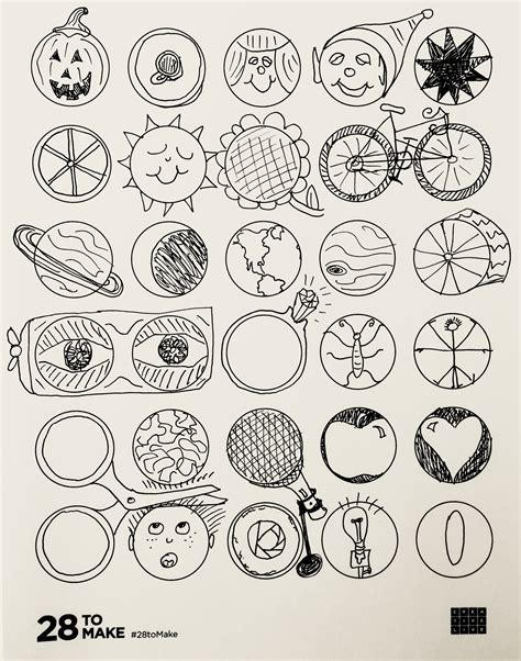 Circle drawing game art worksheets printables – Artofit