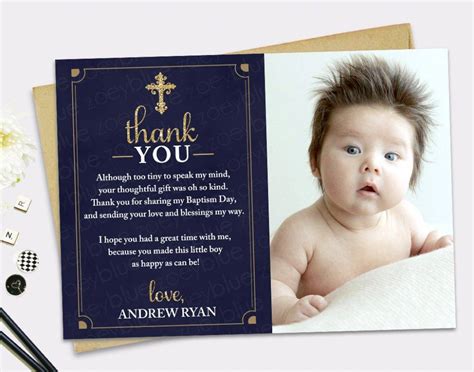 Baptism Thank-You Cards - 8+Examples, Illustrator, Word, Pages ...