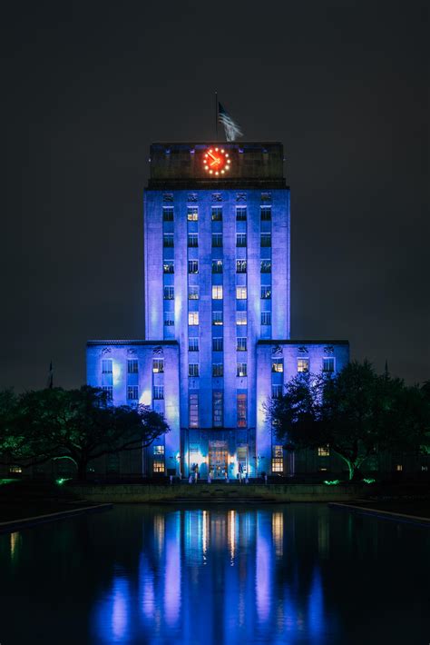 City Hall at night : r/houston