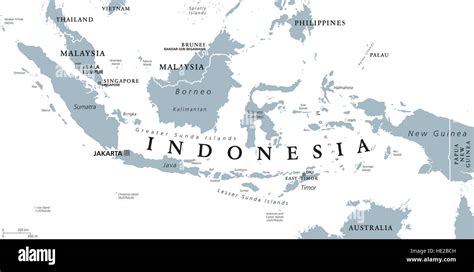 Map of indonesia hi-res stock photography and images - Alamy