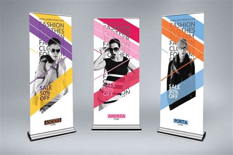 20 Creative Vertical Banner Design Ideas - Design Swan | Roller banner ...