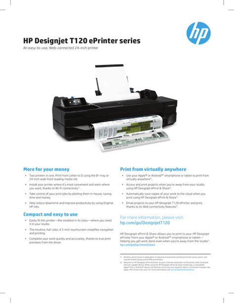 HP Designjet T120 ePrinter series - Print-O