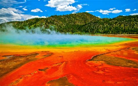 Spectacular HD Wallpaper-geysers-Yellowstone National Park, Wyoming,USA ...