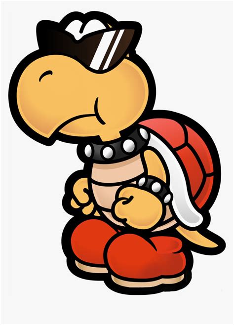 Super Paper Mario Koopa, HD Png Download - kindpng