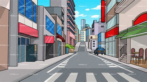 Cartoon City Street Wallpapers on WallpaperDog