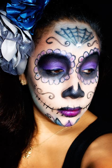 HALLOWEEN MAKEUP TUTORIAL: Sugar Skull Makeup - Honeygirlsworld ...