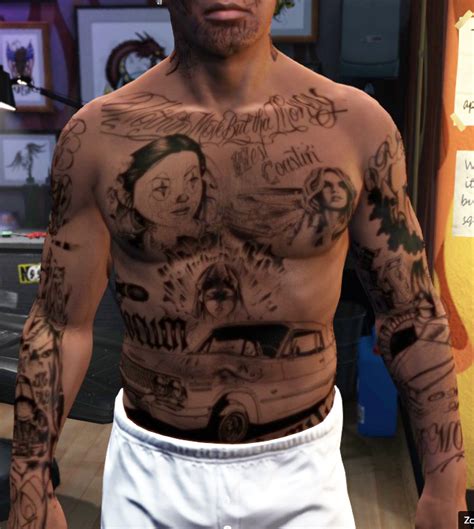 Franklin Gang Tattoos - GTA5-Mods.com