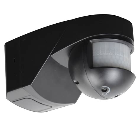 Knightsbridge OS001B IP55 200° Professional Outdoor Motion Sensor Black ...