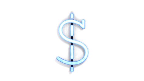 Blue Neon Typekit Dollar Sign VFX Downloads | FootageCrate - Free HD ...