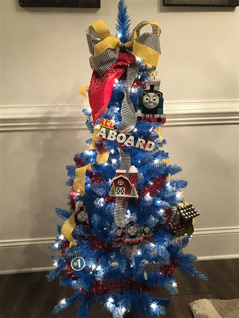 Thomas the Train Christmas Tree | Christmas tree train, Christmas tree ...