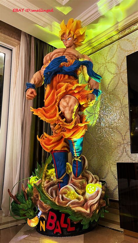 CW Dragon Ball Z Movie 1/1 Huge Super Saiyan Son Goku 98in Garage Kits ...