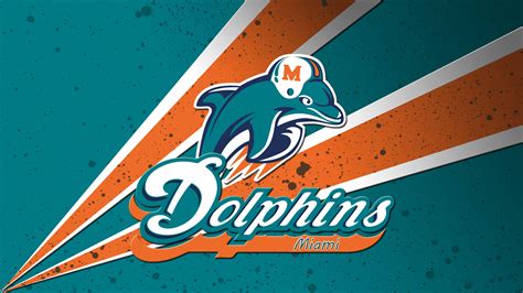 Miami Dolphins Logo Wallpaper | PixelsTalk.Net