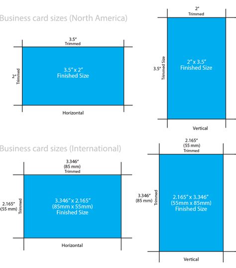 Standard Business Card Size Illustrator Template