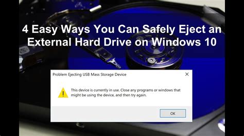 4 Easy Ways You Can Safely Eject an External Hard Drive on Windows 10 ...