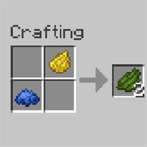 Yellow & Blue to Green Dye Minecraft Data Pack