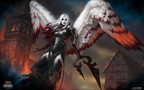 Download Avacyn (Magic: The Gathering) White Hair Wings Angel Warrior ...