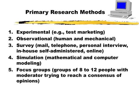 PPT - Learning Objectives Chapter 6: Marketing Research PowerPoint ...