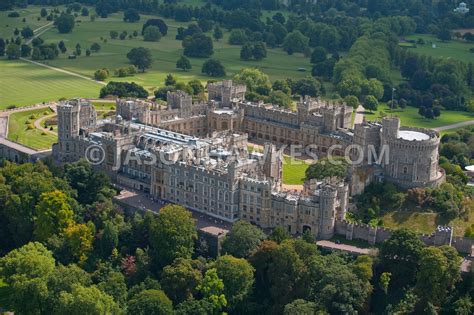 Aerial View. Windsor Castle . Jason Hawkes