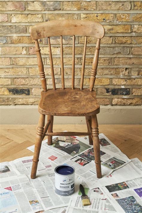 The easy way to upcycle a wooden chair | Painted wooden chairs, Antique ...