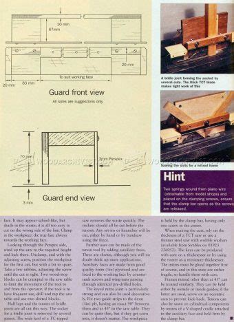 Table Saw Tenon Jig Plans • WoodArchivist