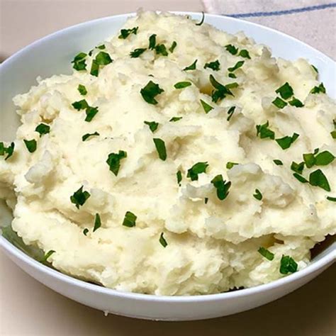 Creamy Low-Calorie Mashed Potatoes - Burn The Fat Blog