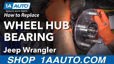 How to Replace Wheel Hub Bearing 07-17 Jeep Wrangler - YouTube