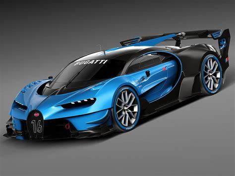 Bugatti Vision Gran Turismo Concept 2015 - 3D Model by SQUIR