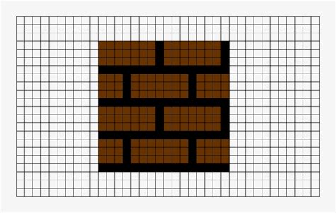 Super Mario Brick Pixel Art Grid Transparent PNG - 740x441 - Free ...