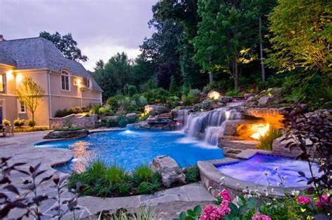 15 Pool Waterfalls Ideas for Your Outdoor Space | Home Design Lover