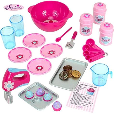 18 Inch Doll Baking Set 23 Pcs. Fits American Girl Furniture, Mini Food ...