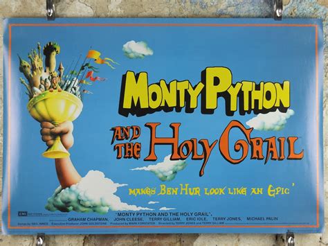 Monty Python and the Holy Grail Poster Monty Pythons Flying - Etsy