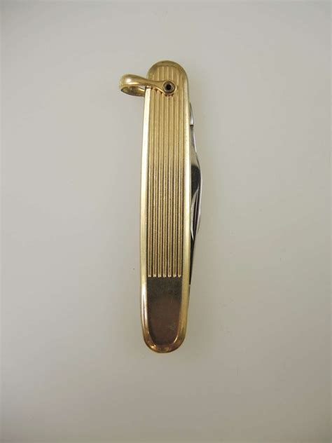 Gold plated penknife c1950