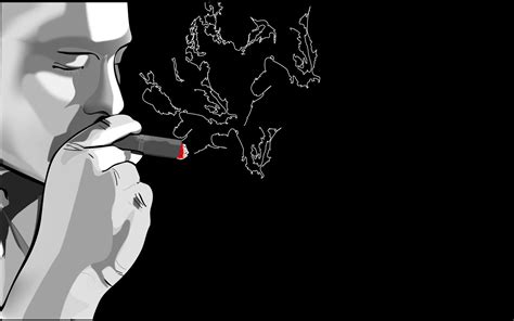 2736x1824 resolution | person smoking cigarette artwork digital ...