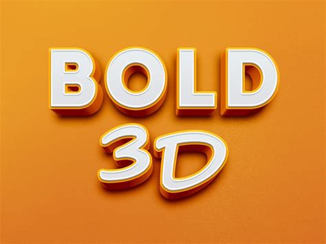 22+ Examples of 3D Text Effects for Designers - PSD, AI | Free ...