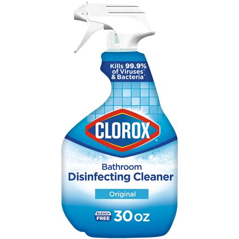 Clorox Bathroom Disinfecting Cleaner Spray, Original, 30 fl oz ...