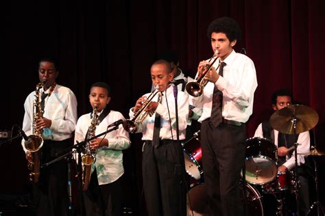 The Young Ethio Jazz Band, ages 10 to 15, bring back traditional ...